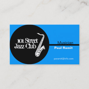 Visitkort för musikerJazzklubb