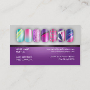 Visitkort för nagelteknikerManicurist