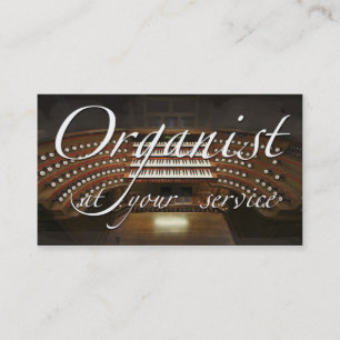 Visitkort för Organist (européorgan)