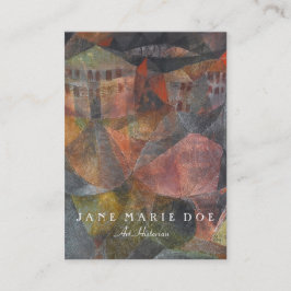 Visitkort för Paul Klee Das hotellanpassade