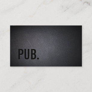 Visitkort för Pub för professionellsvart ut