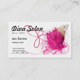 Visitkort för Salon/Makeupkonstnär