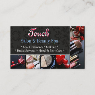Visitkort för skönhet för salong för Spa för