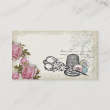 Visitkort för sömnadaningELFENBEN