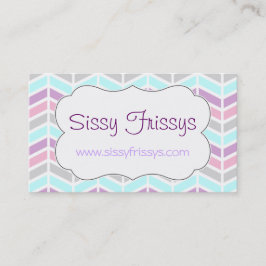 Visitkort för sparreHerringbonepastell