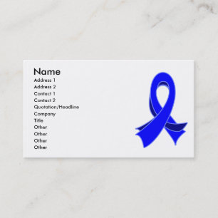 Visitkort för strumpebandsorden för koloncancer