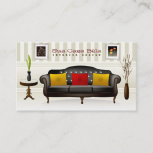 Visitkort för Sua CasaBela inredingsdesign