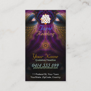 Visitkort för Tarot Fractalfantasi