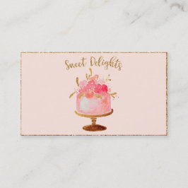 Visitkort för ★tårta- & sötsakanpassningsbar