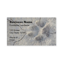 visitkort för tasstryckhusdjur