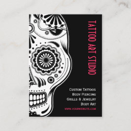 Visitkort för tatueringkonststudio