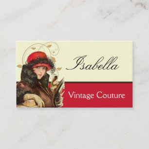 Visitkort för vintageCouturemode