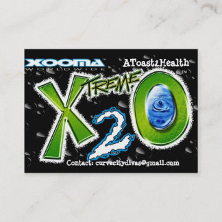 Visitkort för Xooma X2O A rostat bröd 2Health