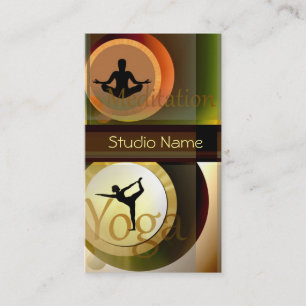 Visitkort för Yogameditationstudio