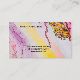 Visitkort med abstrakt design