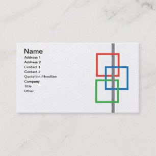 Visitkort med logotypen