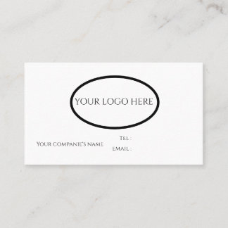Visitkort minimalistisk professionell elegant