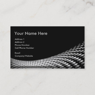 Visitkort - svart - silverhalvtoner