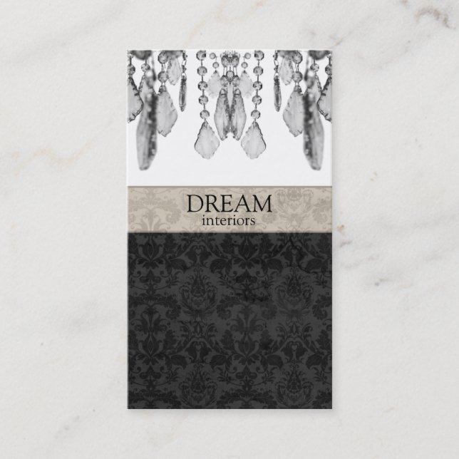 Visitkort V2 för ljuskronakristallfastighet (Framsida)