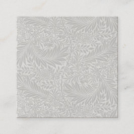 VISITKORT: WILLIAM MORRIS : LARKSPUR FYRKANTIGT VISITKORT