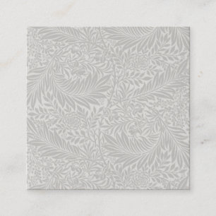 VISITKORT: WILLIAM MORRIS : LARKSPUR FYRKANTIGT VISITKORT