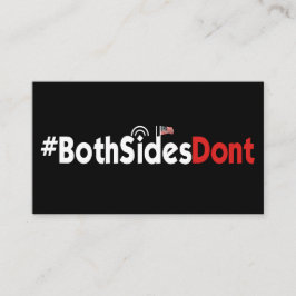 Visitkortar - #BothSidesDont Visitkort