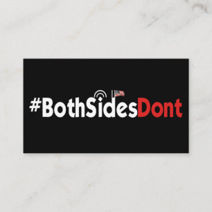 Visitkortar - #BothSidesDont Visitkort