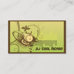 Visitkortar DJ/musik Visitkort
