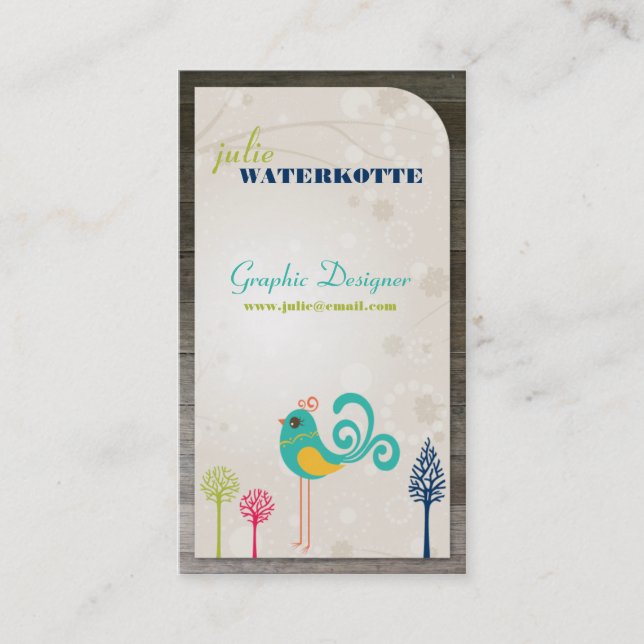 Visitkortar för design för Lil pippi grafiska Visitkort (Framsida)