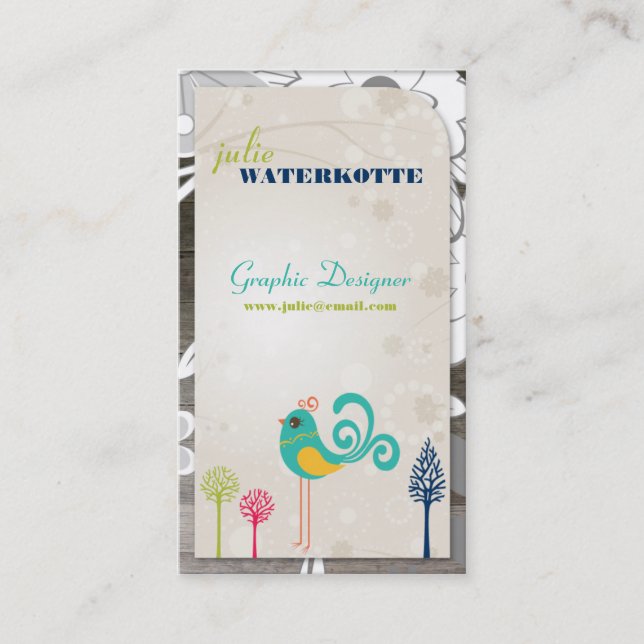 Visitkortar för design för Lil pippi grafiska Visitkort (Framsida)