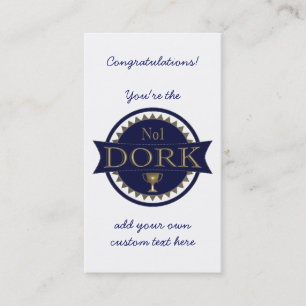 Visitkortar för Dorkutmärkelseanpassningsbar Visitkort