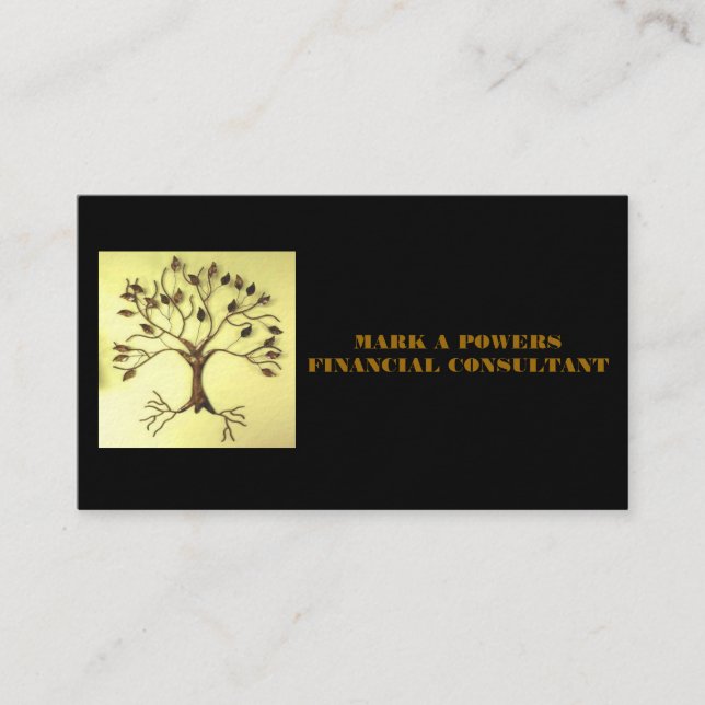 VISITKORTAR FÖR FINANSIELL KONSULENT VISITKORT (Framsida)