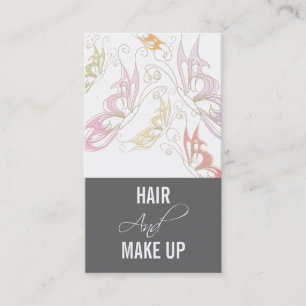 Visitkortar för HairstylistMakeupkonstnär Visitkort