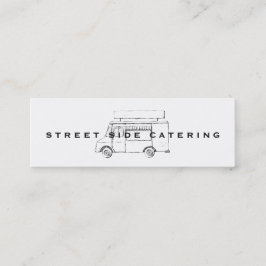 Visitkortar för matlastbilkortkort mini visitkort