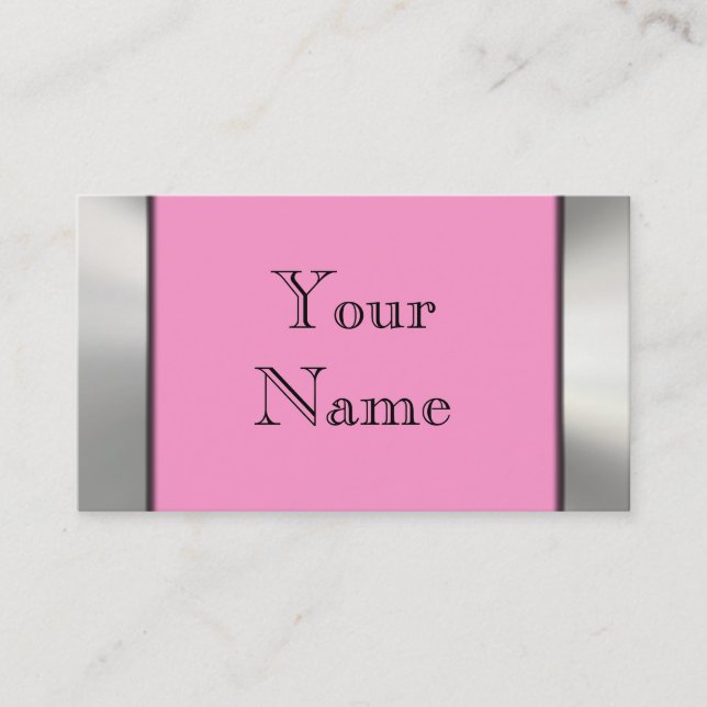 Visitkortar för metallramgräns visitkort (Framsida)