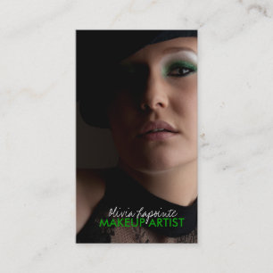Visitkortar för Monogram för Makeupkonstnär Visitkort