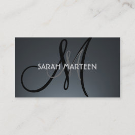 Visitkortar för monogram för visitkort