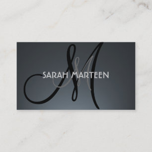 Visitkortar för monogram för visitkort