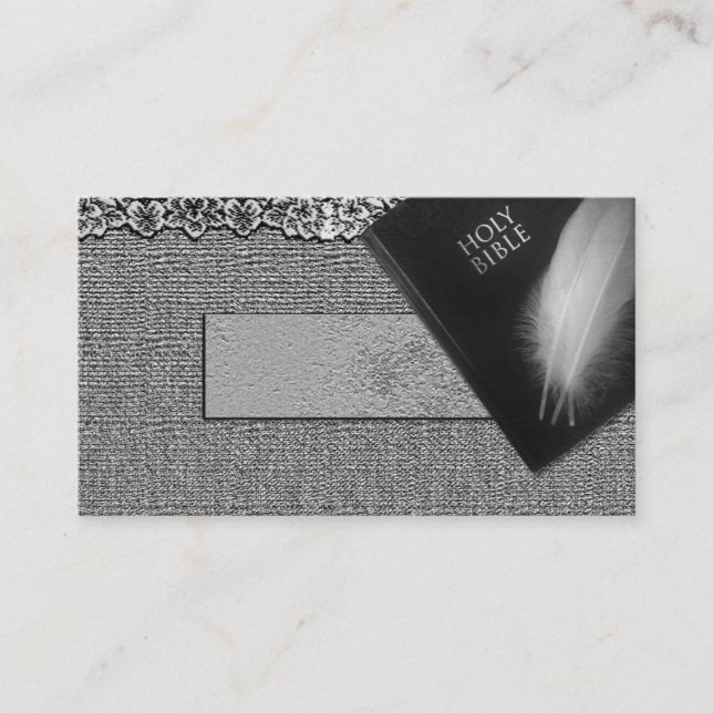 Visitkortar för pastor för bibelpastorkyrka visitkort (Framsida)