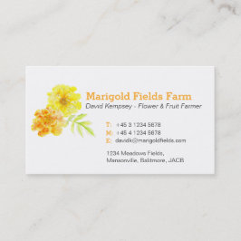 Visitkortar för ringblommabonde-/blommaodlare visitkort