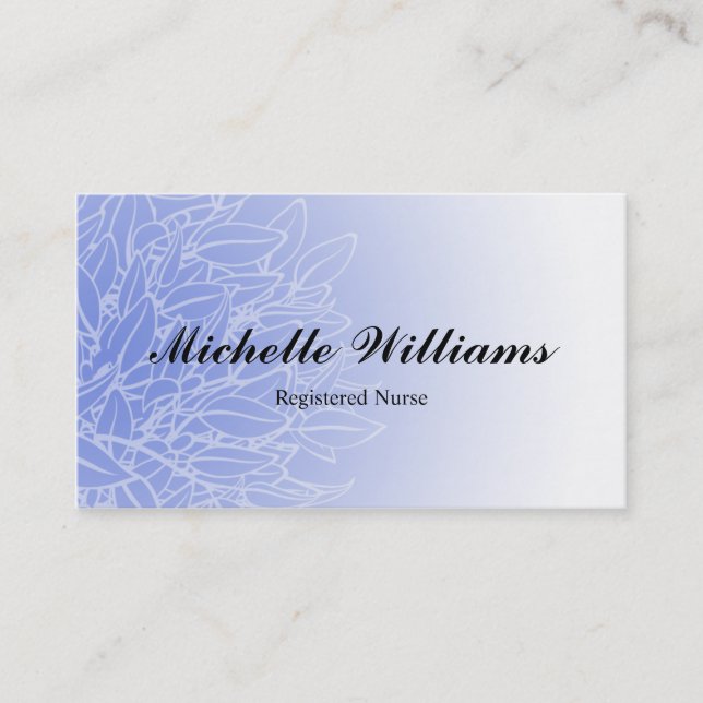 Visitkortar för RN-legitimerad sjuksköterskalöv Visitkort (Framsida)