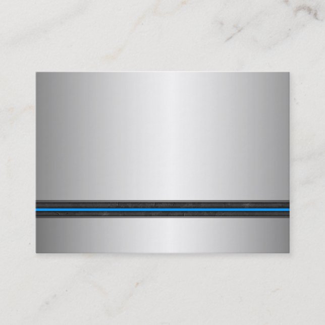 Visitkortar för silvermetallLook Visitkort (Framsida)