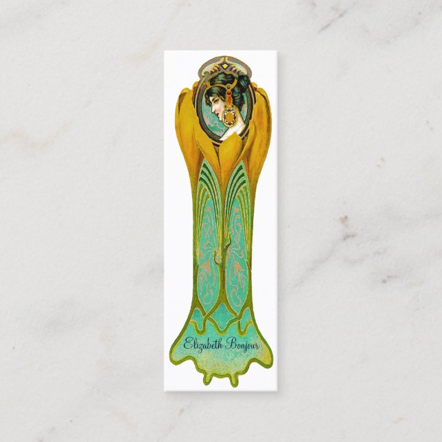 Visitkortar för smala för blommaRapture~ Mini Visitkort (Framsida)