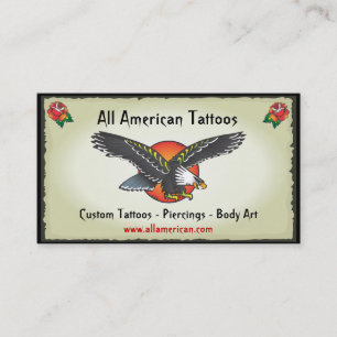Visitkortar för tatueringamerikanörn visitkort