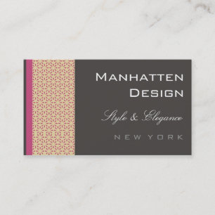 visitkortar > manhatten [rosa musk] visitkort