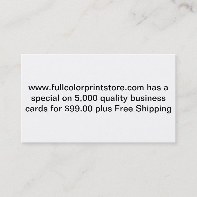 Visitkortar Visitkort (Framsida)