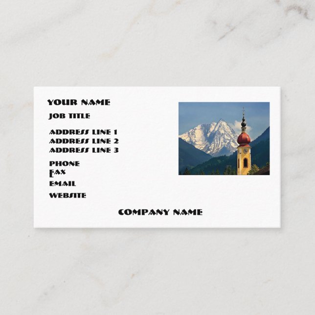 VISITKORTAR VISITKORT (Framsida)