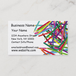 Visitkortfärgpennor 2 visitkort