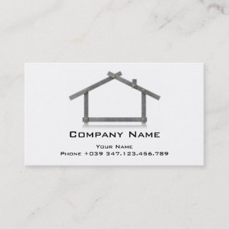 Visitkorthusmetall mäter verktyg visitkort