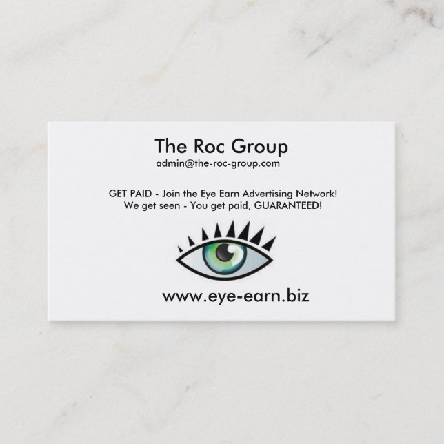 Visitkortinkomstbyggmästare Visitkort (Framsida)